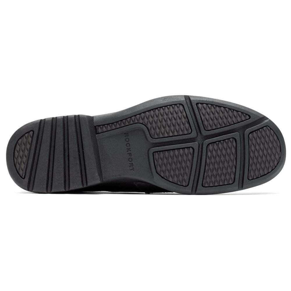 Slip-Ons Rockport Hombre Mexico - Barrows Loft Moc Marrom Oscuro - EWVKU8630